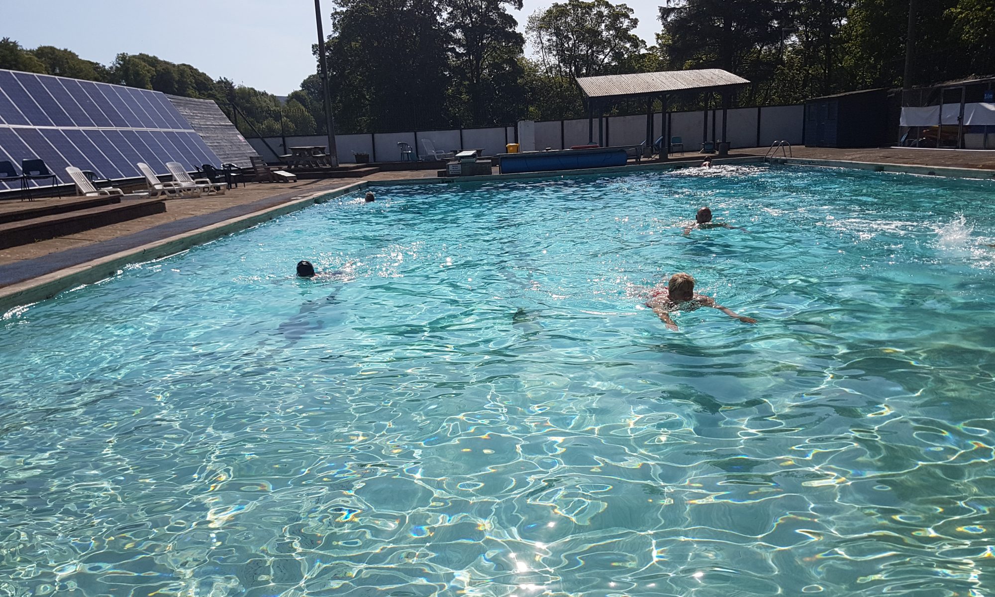 Stanhope open air swimming pool
